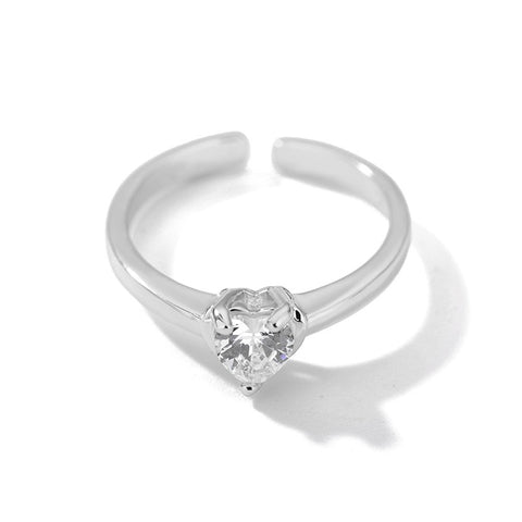Anillo liso corazón Anillo liso corazón