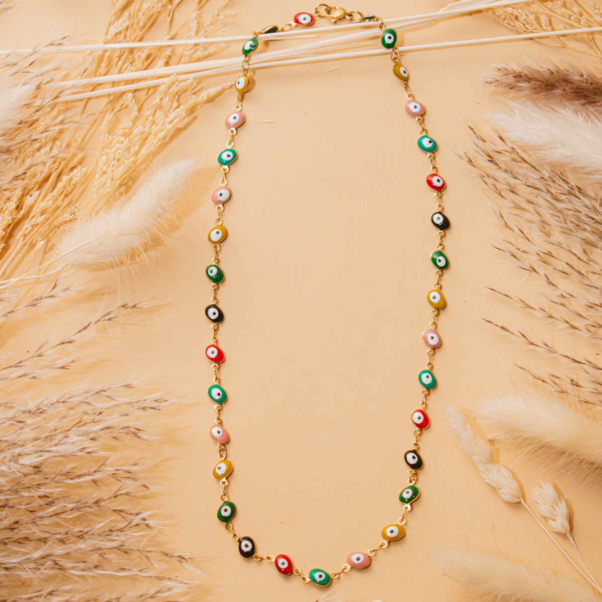 Collar choker ojitos turcos
