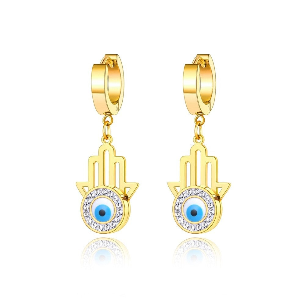 Aretes mano de fátima