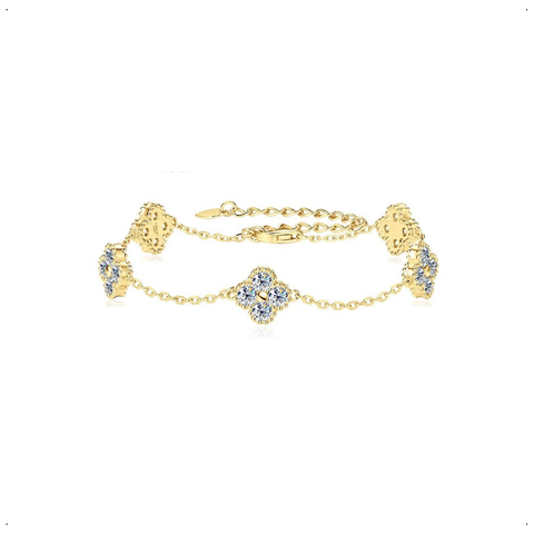 Pulsera trébol 2 CT - PO0001P