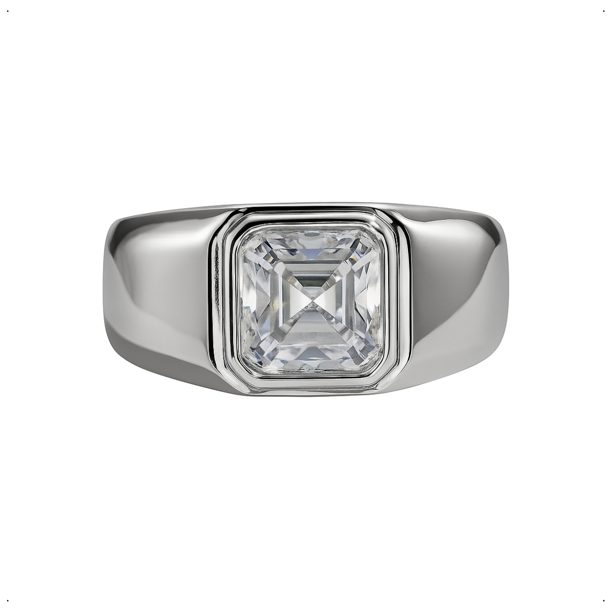 Anillo Asscher Cut 3 CT - AN0058A