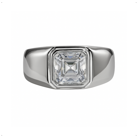 Anillo Asscher Cut 3 CT - AN0058A