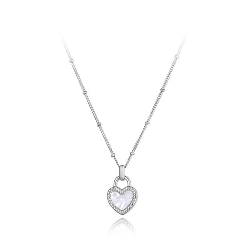 Corazón perla madre bicolor