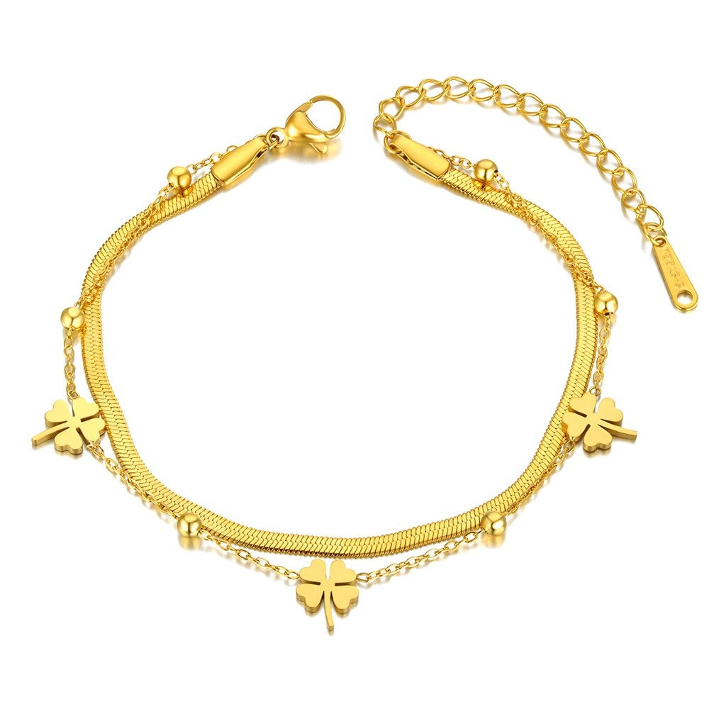 Pulsera cadena flor de loto