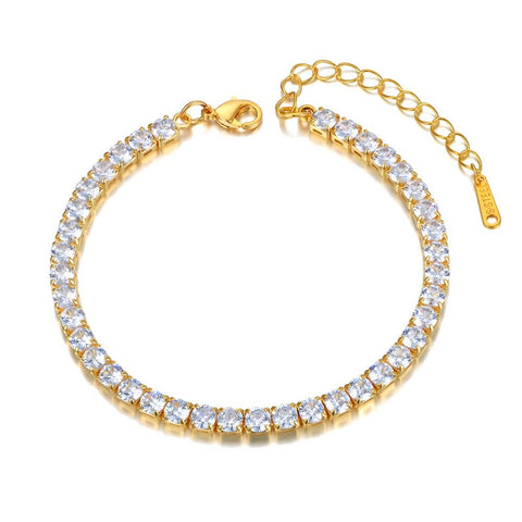 Pulsera cadena diamantes